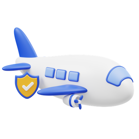 Flight Insurance  3D Icon