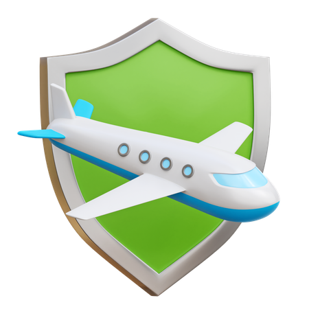 Flight Insurance  3D Icon