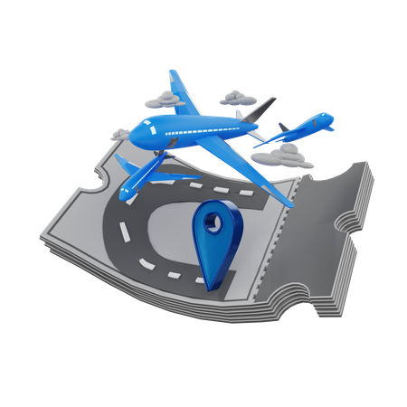 Flight Journey 3D Icon