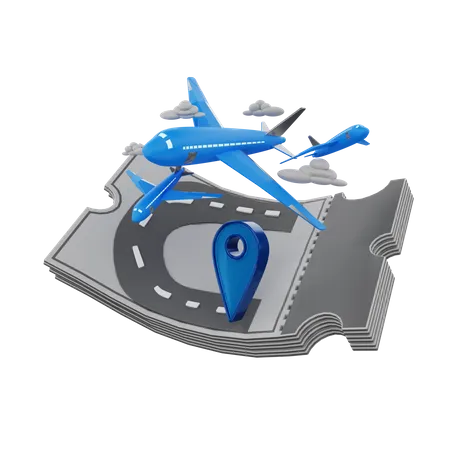 Flight Journey 3D Icon