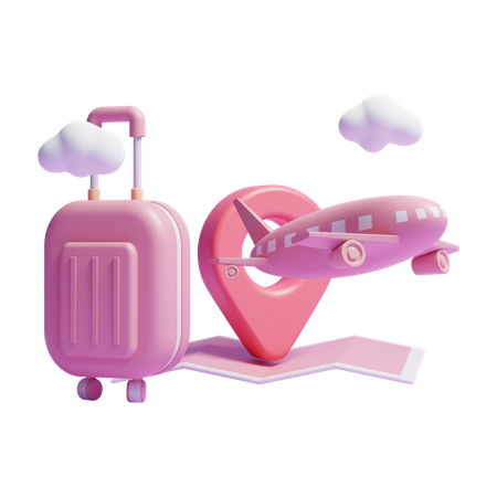 Flight Journey  3D Icon