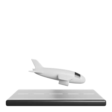 Flight Landing  3D Icon