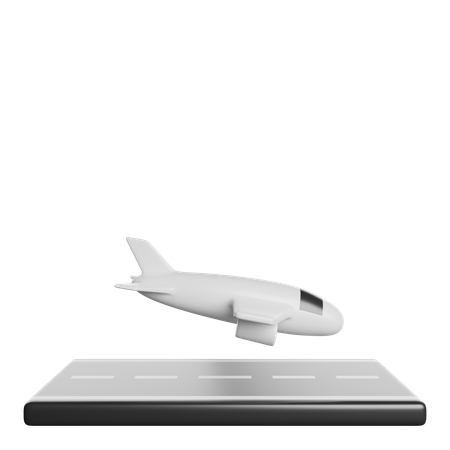 Flight Landing  3D Icon