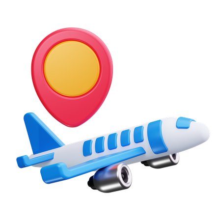 Flight Map  3D Icon