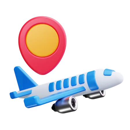 Flight Map  3D Icon