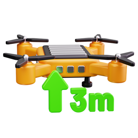 Flight Path  3D Icon