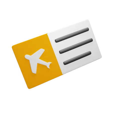 Flight Tickets Download This Item Now 3D Icon