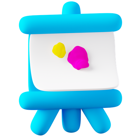 Flip Chart  3D Icon