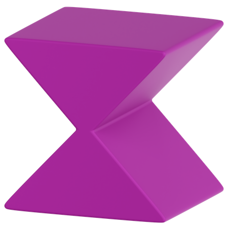 Flip Dreieck abstrakte Form  3D Icon