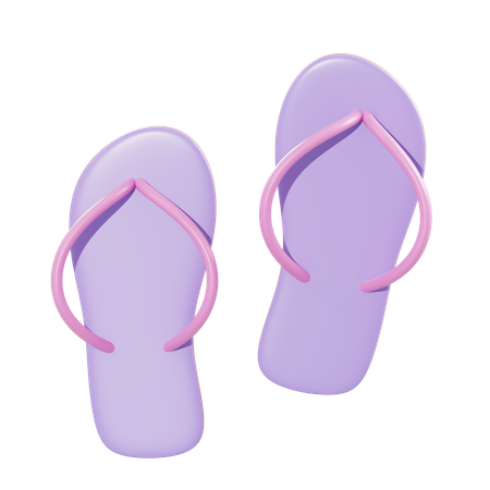 Flip Flop  3D Illustration