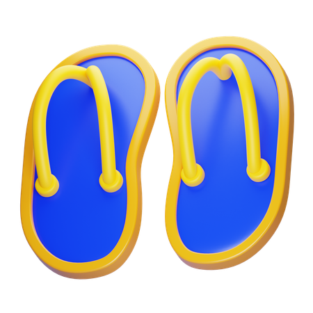 Flip Flops  3D Icon