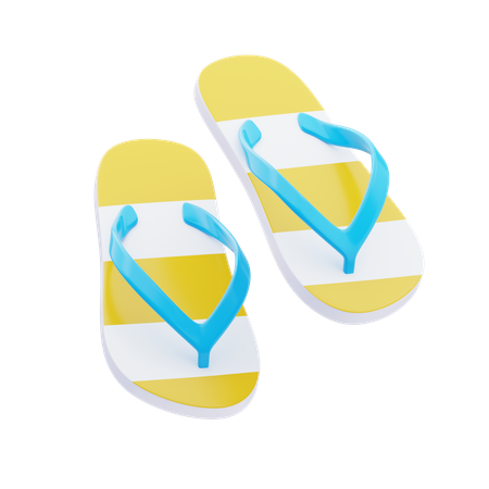 Flip Flops  3D Icon