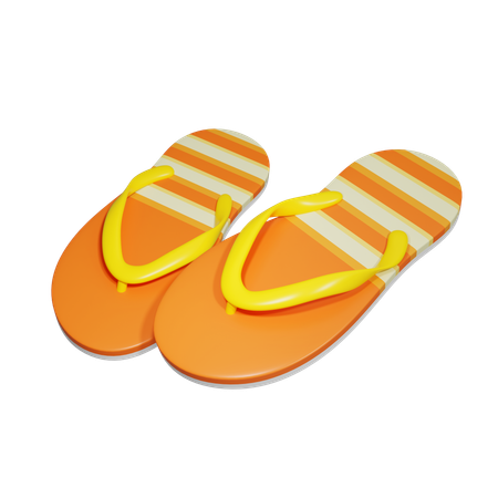 Flip Flops  3D Icon