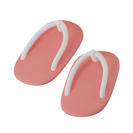 Flip Flops  3D Icon