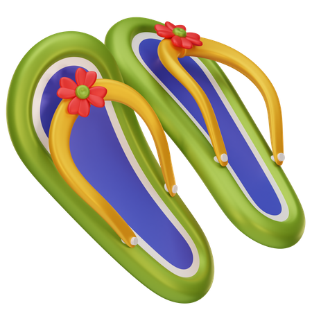 Flip Flops  3D Icon