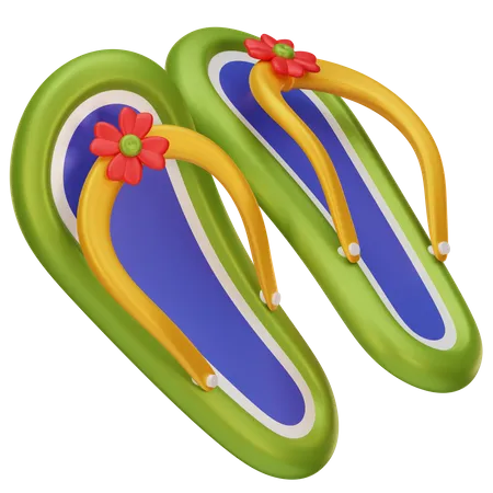 Flip Flops  3D Icon