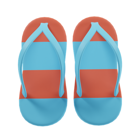 Flip Flops  3D Icon