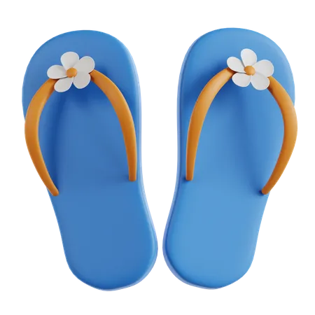 Flip Flops  3D Icon