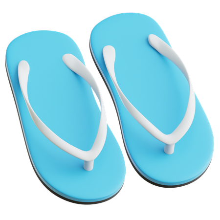 Flip Flops  3D Icon