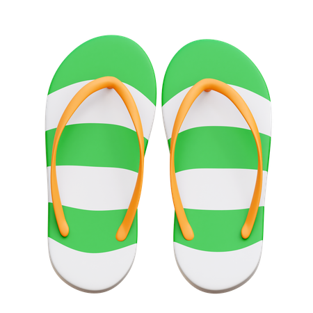 Flip Flops  3D Icon