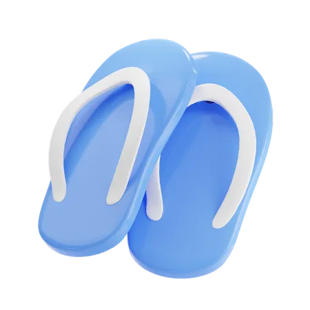 Flip Flops  3D Icon