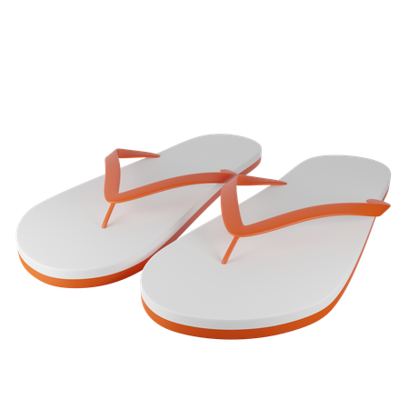 Flip Flops  3D Icon