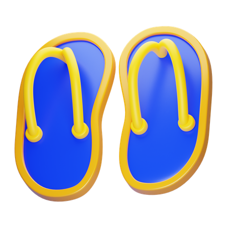 Flip Flops  3D Icon