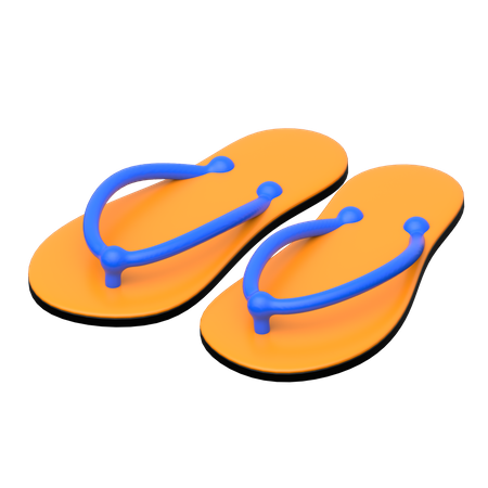 Flip flops  3D Icon