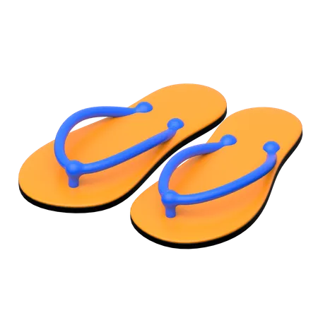 Flip flops  3D Icon