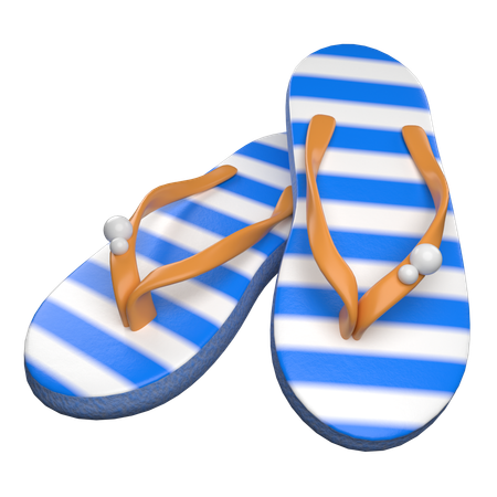 Flip Flops  3D Icon