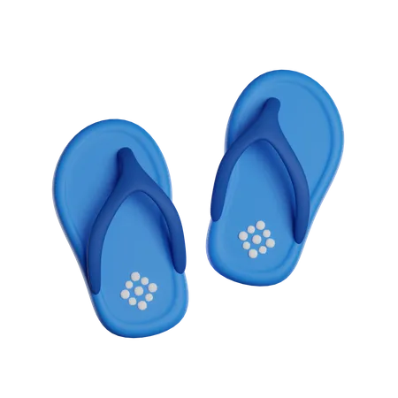 Flip Flops  3D Icon