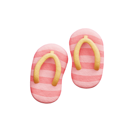 Flip Flops  3D Icon