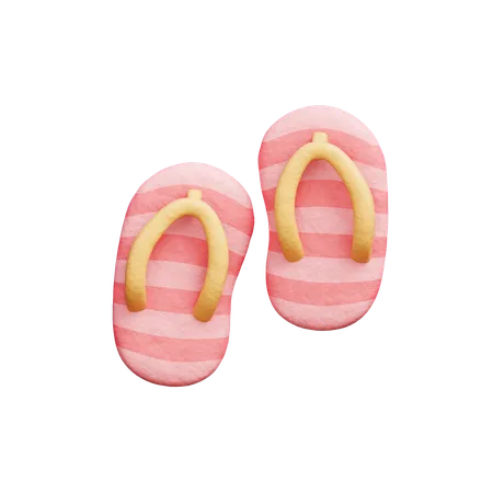 Flip Flops  3D Icon