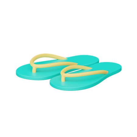 Flip Flops  3D Icon