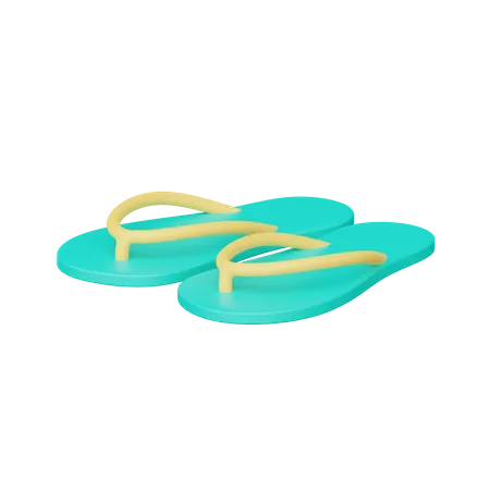 Flip Flops  3D Icon