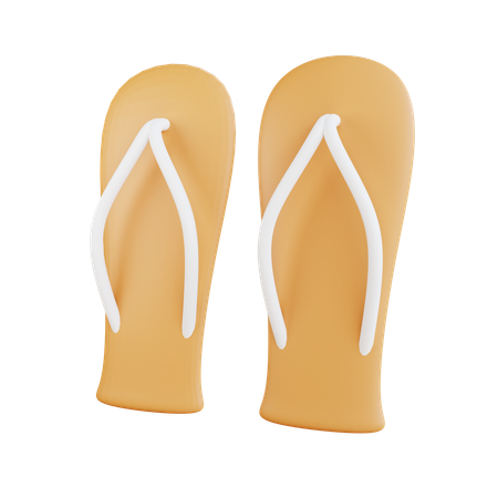 Flip Flops  3D Icon