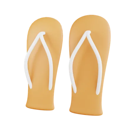 Flip Flops  3D Icon