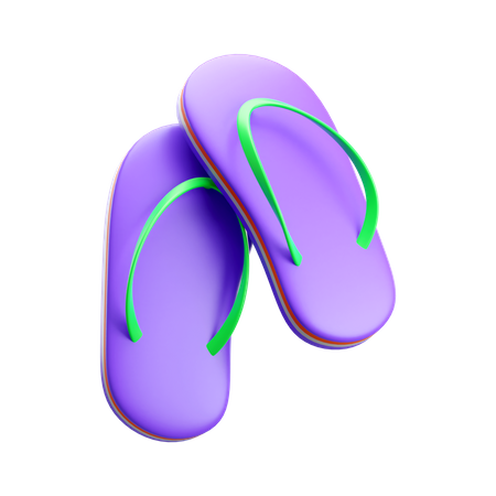 Flip Flops  3D Icon