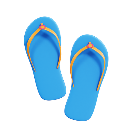 Flip Flops  3D Icon