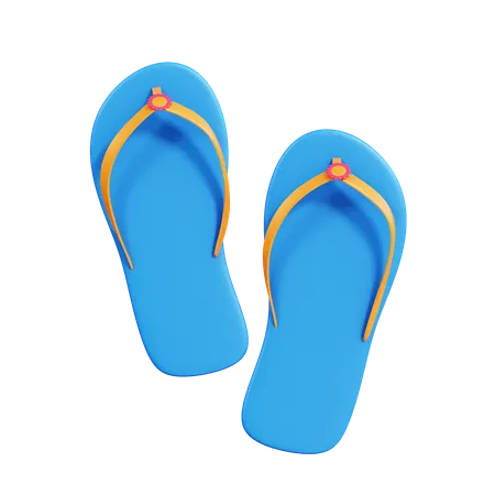 Flip Flops  3D Icon