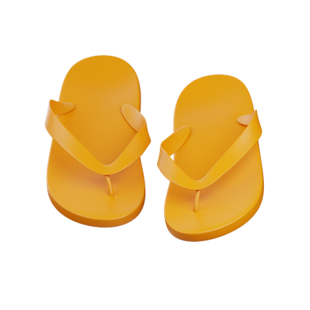 Flip Flops  3D Icon