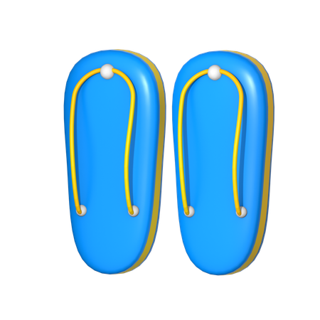 Flip Flops  3D Icon