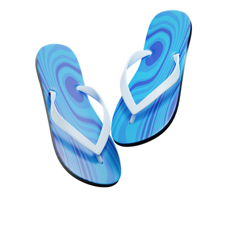 Flip-Flops  3D Illustration