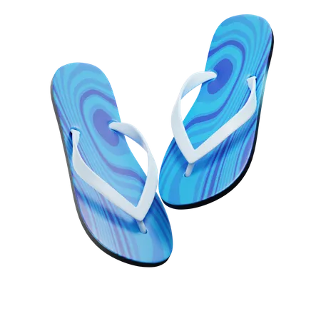 Flip-Flops  3D Illustration