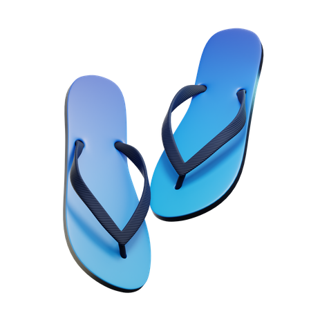 Flip-flops  3D Illustration