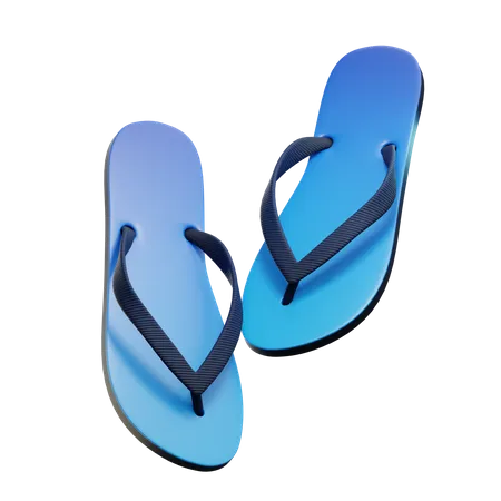 Flip-flops  3D Illustration