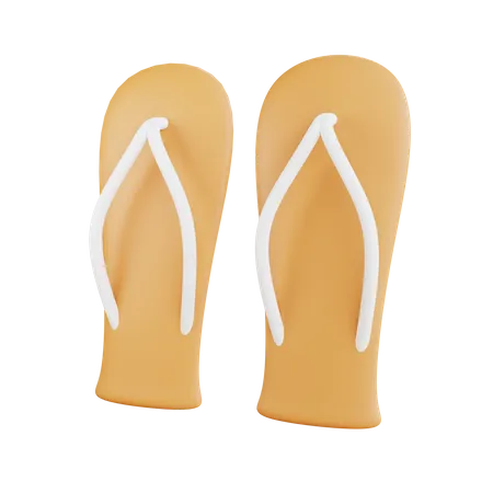 Flip Flops  3D Icon