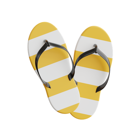 Flip Flops  3D Icon