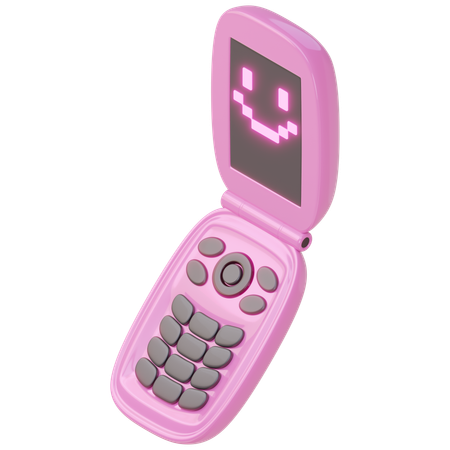 Flip Phone  3D Icon