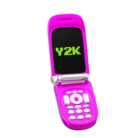 Flip phone  3D Icon